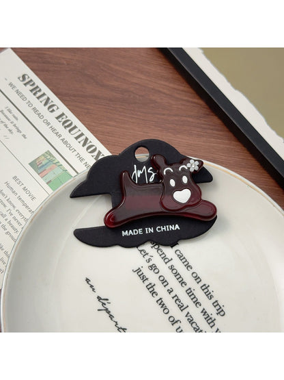 Beau - Happy Puppy Hair Clip