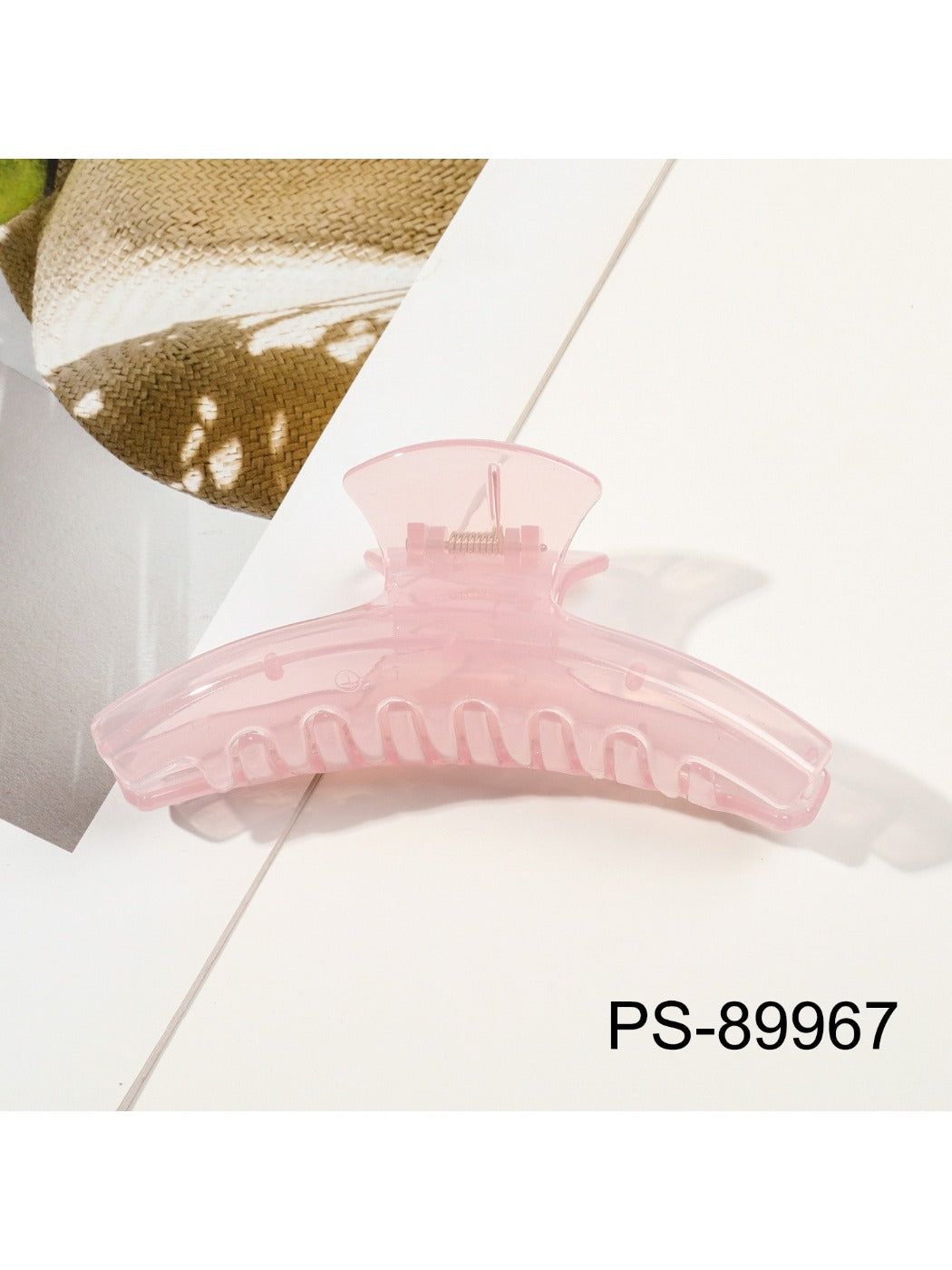Beau - Straight-Shaped Jelly-Colored Hair Clip