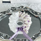 Gifty - Floral Patchwork Ribbon Button Scrunchie
