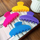 Beau Candy Polka Dot acetate claw clip on white background