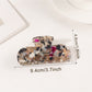 Beau - Minimalist Textured Half Round Claw Clip