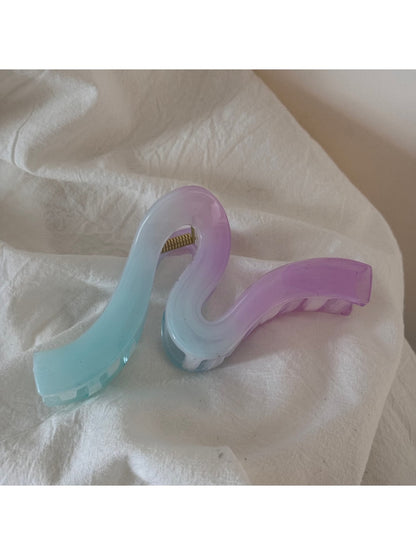 Beau - Women's Plastic Alloy Star Hair Claw Clip