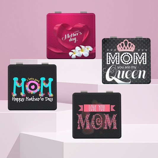 Mirroray - Rectangle Compact Glass Touch Up Makeup Mirror