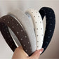 Gifty - Padded Dotted Fabric Finish Headband