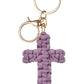 Keypus - Boho Braided Cross Bag Charm Keychain