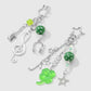 Keypus - Green Clover and Music Note Keychain