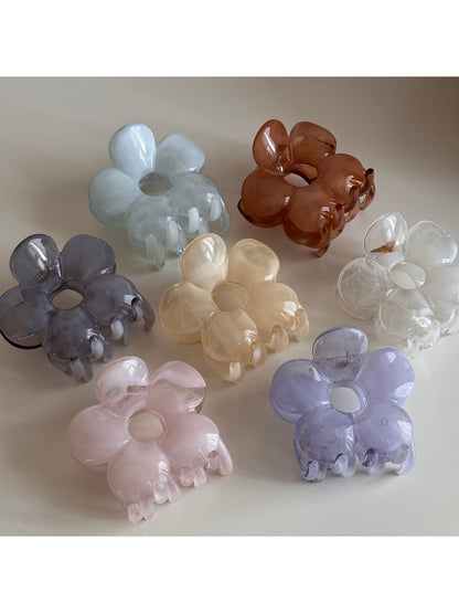 Beau - Sweet Floral Openwork Hair Claw Clip