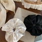 Gifty - Textured Solid Color Satin Scrunchie
