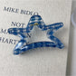 Beau - Blue Plaid Claw Clip