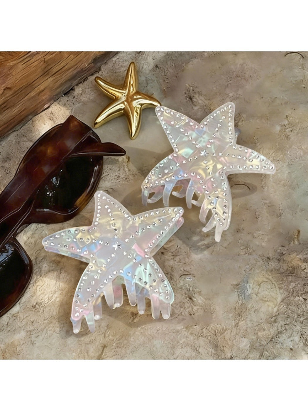 Beau - Starfish Colorful Hair Clip