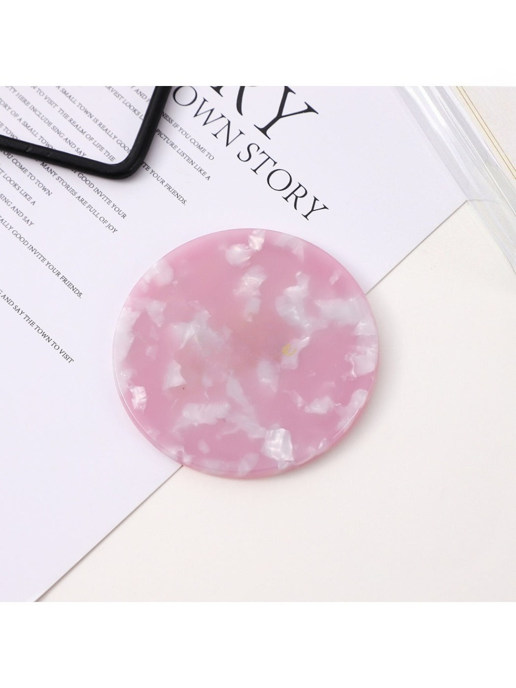 Mirroray - Multi Hued Round Compact Mirror