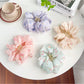 Beau Sweet Floral Print Hair Claw Clip on white background showing full design