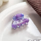 Beau - Geometric Acetate Board Pattern Claw Clip