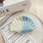Beau - Elegant Shell Shaped Ombre Claw Clip