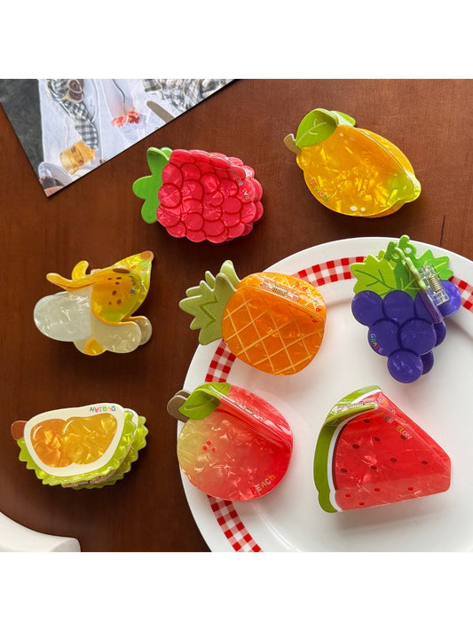 Beau - Cute Fruit Hair Clip Versatile Creative Ponytail Clip