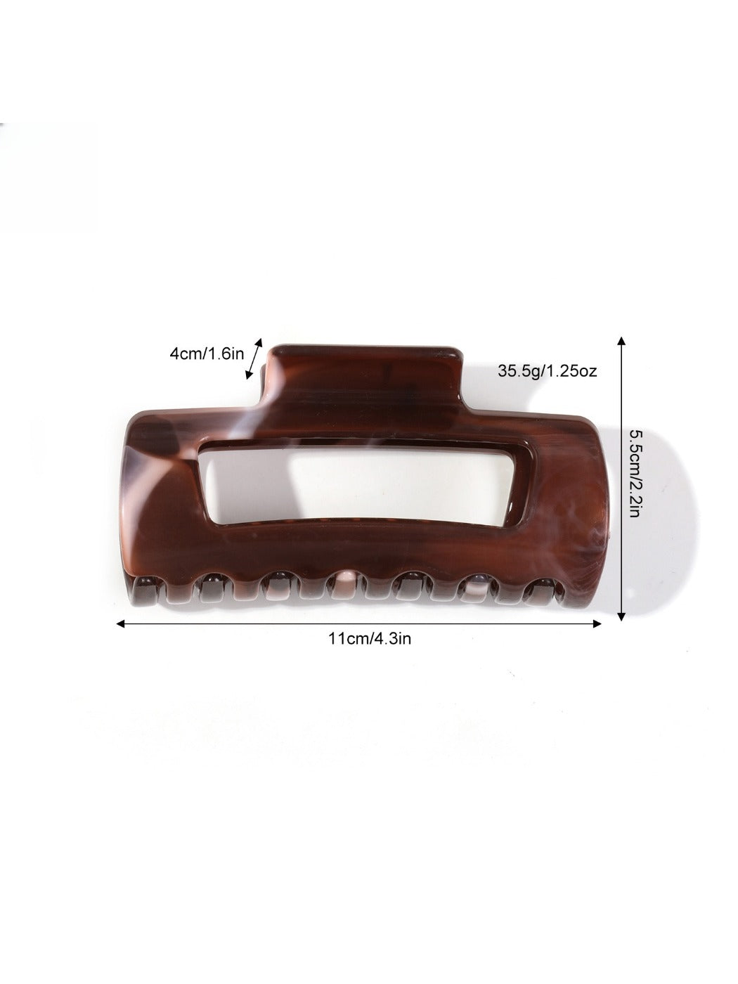 Beau - Round Edge Square Hair Clips