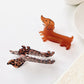 Beau - Leopard Print Dachshund Claw Clip