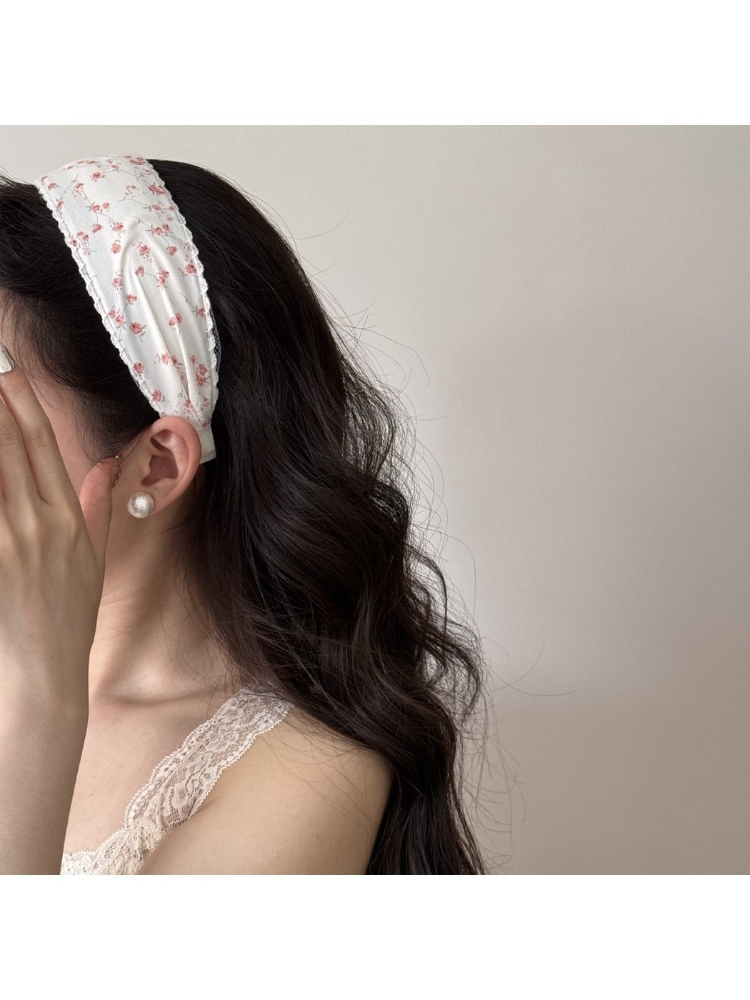 Gifty - Women's Floral Print Wide Fabric Headband