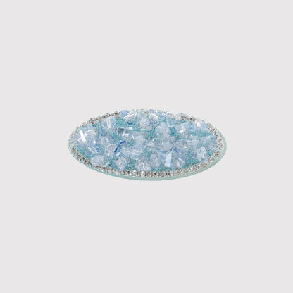 Beau - Sweet Oval Shape Sparkly Hair Clip