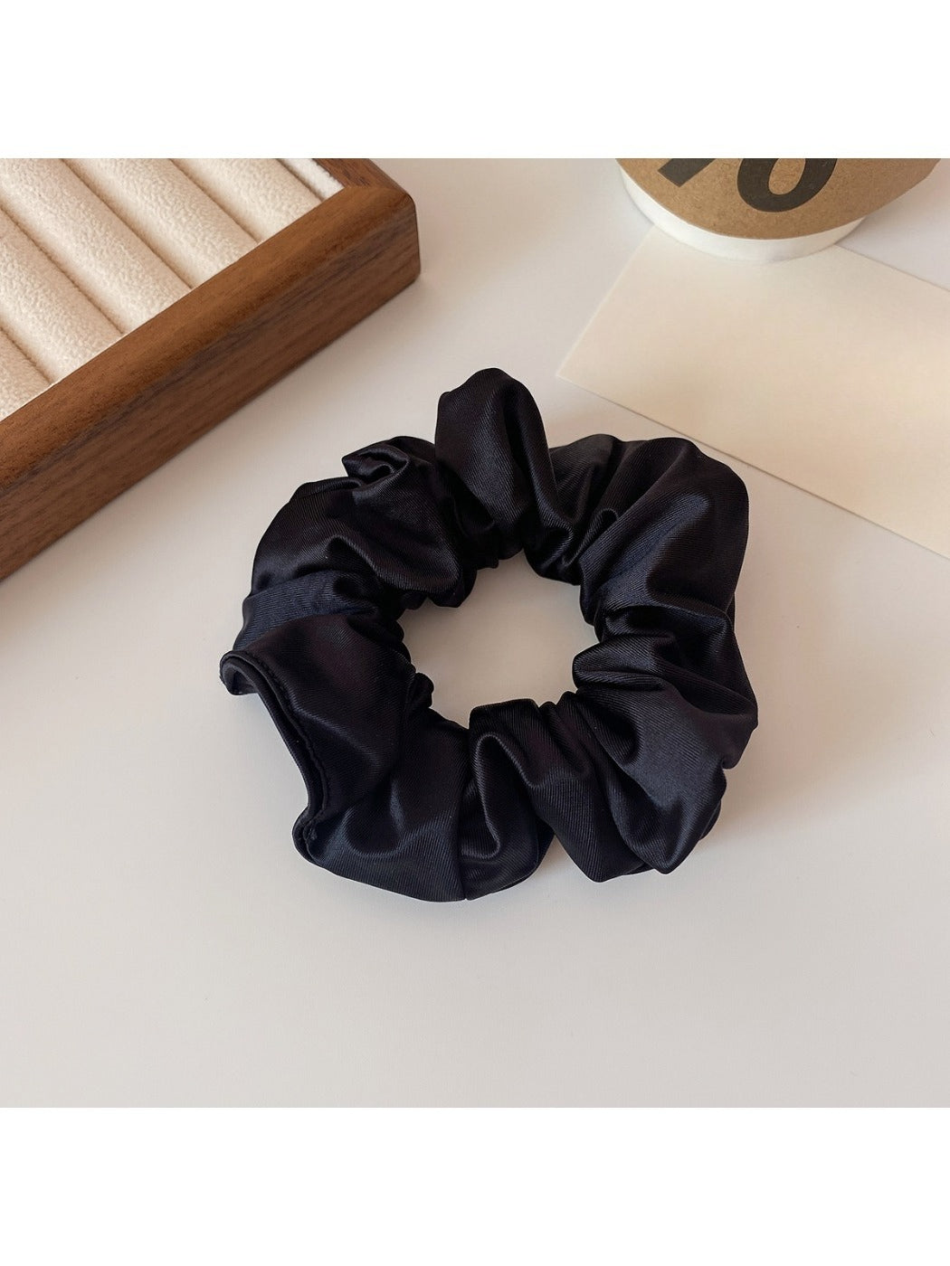 Gifty - Fashionable Satin Scrunchie Hair Tie