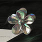 Beau - Iridescent Petal Plastic Flower Claw Clip
