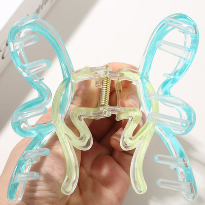 Beau - Sweet Butterfly Gradient Finish Hair Claw Clip
