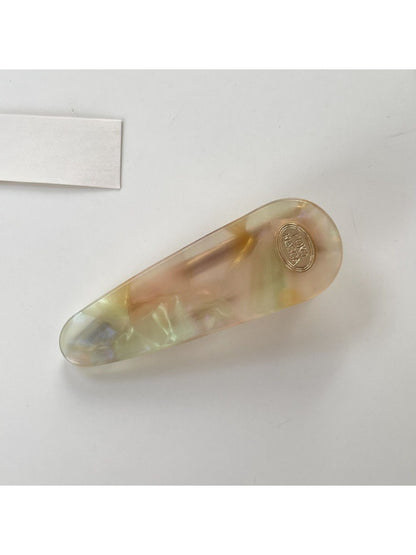 Beau - Water Droplet Type Acetate Hair Clip