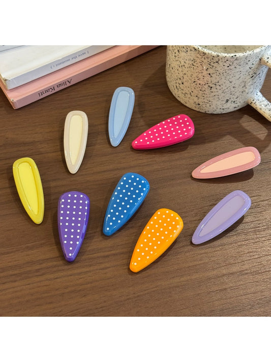 Beau - Polka Dot Acetate Tapered Hair Clip