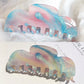 Beau - Glossy Acrylic Geometric Wave Claw Clip