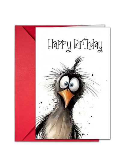 Carduria - Watercolor Animal Birthday Card
