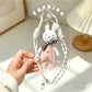 Keypus - Bow Rabbit Faux Leather Alloy Bag Charm Keychain