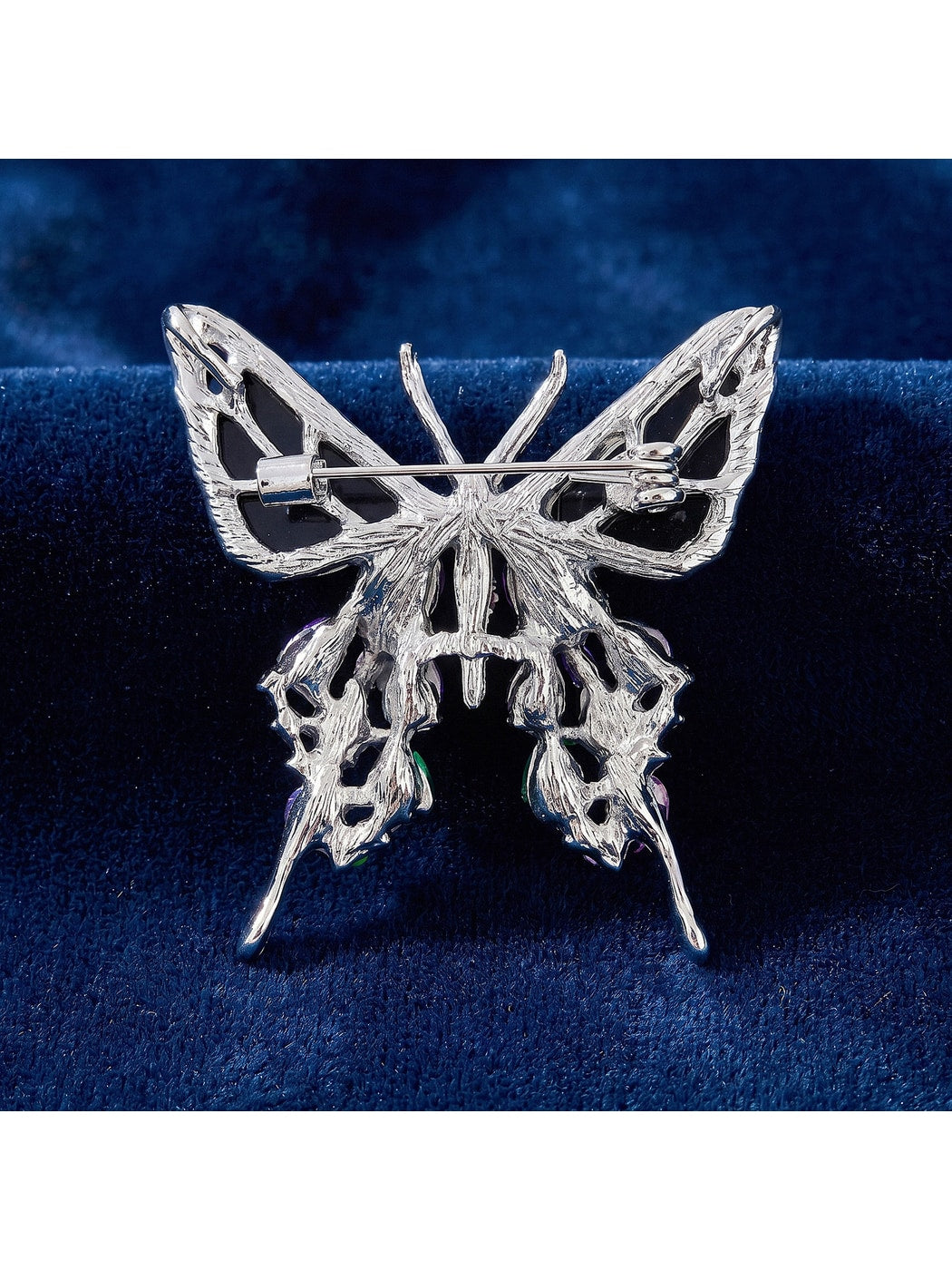 Brovia - Butterfly Inlay Alloy Fashion Brooch