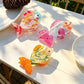 Beau - Glossy Acetate Goldfish Design Claw Clip