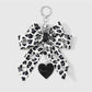 Keypus - Y2K Leopard Print Bow Dangle Bag Charm Keychain
