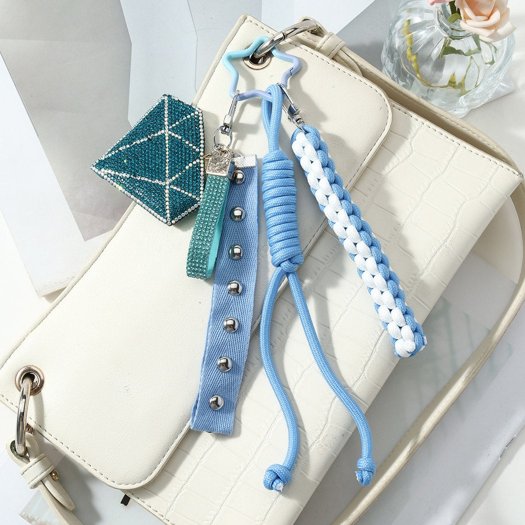 Keypus - Y2K Style Star Design Cord Keychain