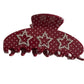 Beau - Star Polka Dot Pattern Hair Clip