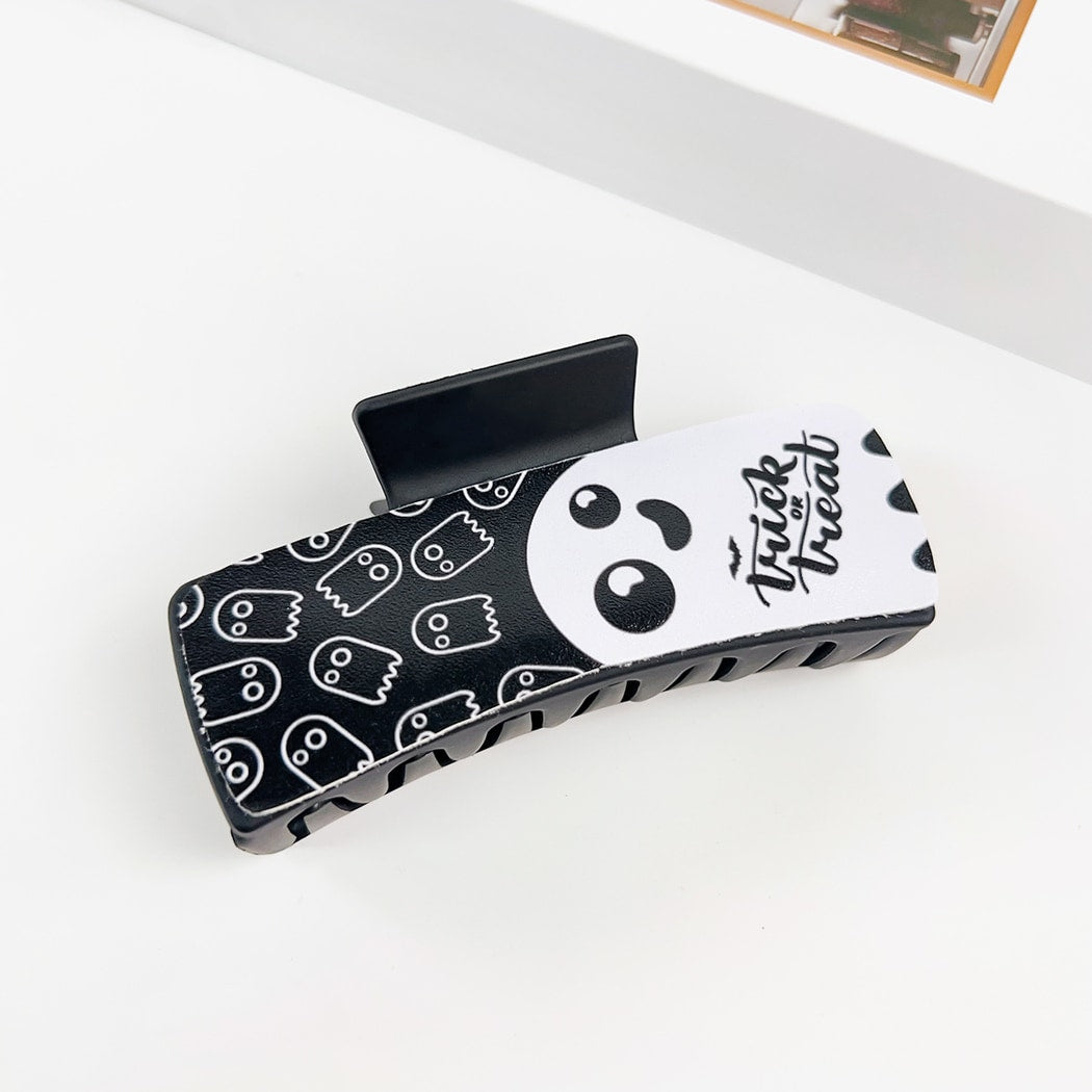 Beau - Halloween Ghost Print Claw Clip