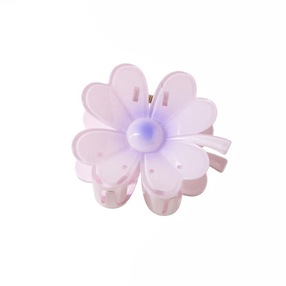 Beau - Layered Flower Petal Decorative Claw Clip