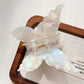 Beau - Glossy Butterfly Shape Pastel Claw Clip