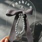 Keypus - Ribbon Bow Beaded Heart Pendant Bag Charm Keychain