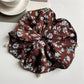 Gifty - Dark Floral Pattern Scrunchie