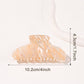 Beau - Dainty Half Moon Hair Claw Clip