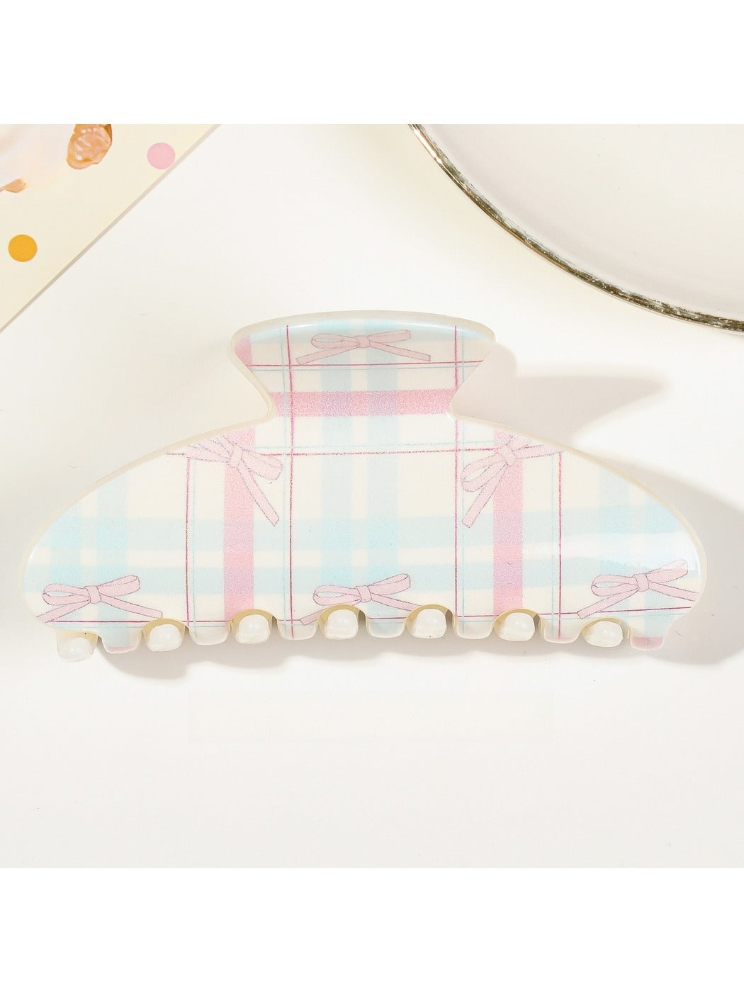 Beau - Bow Embellished Hair Claw Clip