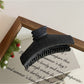 Beau - Black Geometric Claw Clip