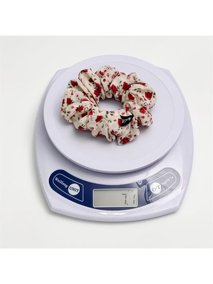 Gifty - Floral Print Fabric Hair Ties