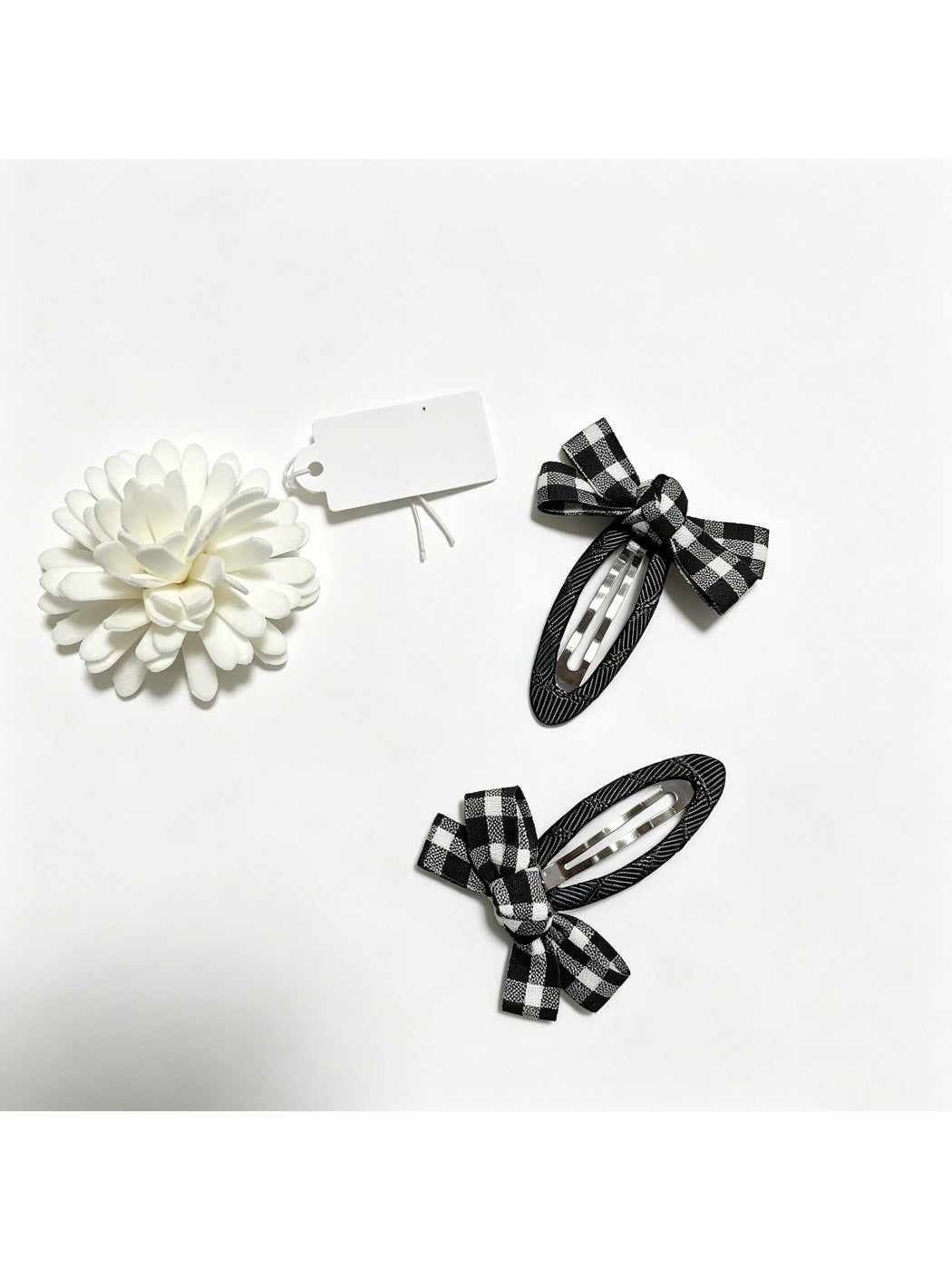 Beau - Gentle Plaid Bow Hair Clip