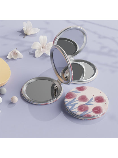 Mirroray - Tulip Patterned Round Mirror