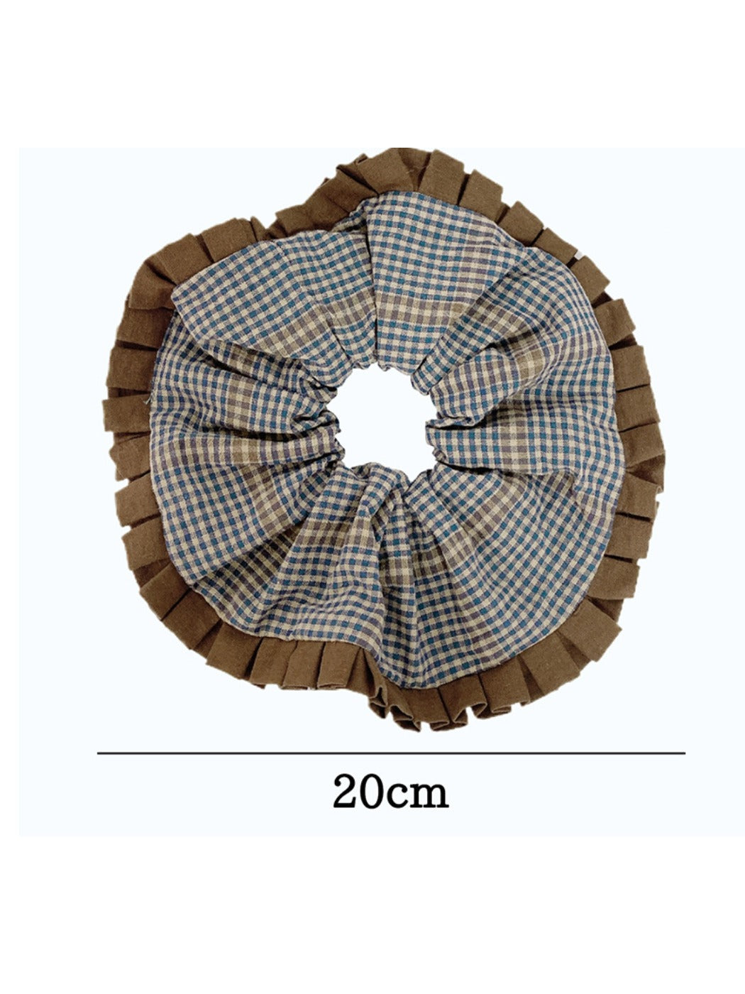 Gifty - Retro Preppy Plaid Scrunchie