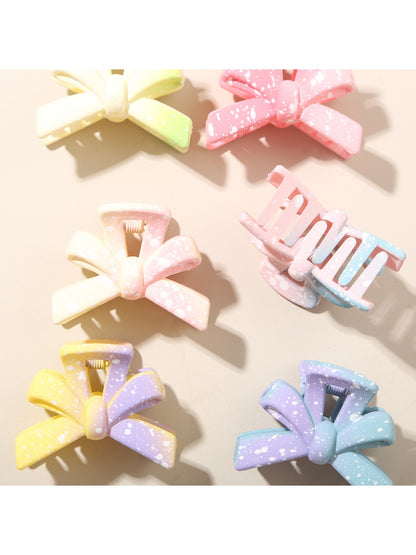 Beau - Gradient Bow Shaped Hair Claw Clip