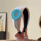 Gifty - Polka Dot Wide Fabric Hair Hoop Headband